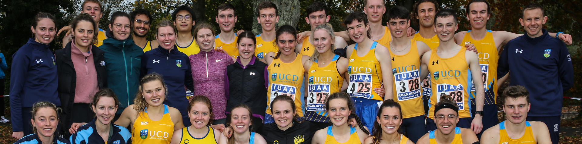 UCD Athletics Club members